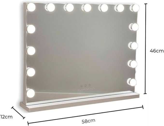 Flamingueo Lustro do Makijażu LED - Lustro Hollywood, Lustro Led 15