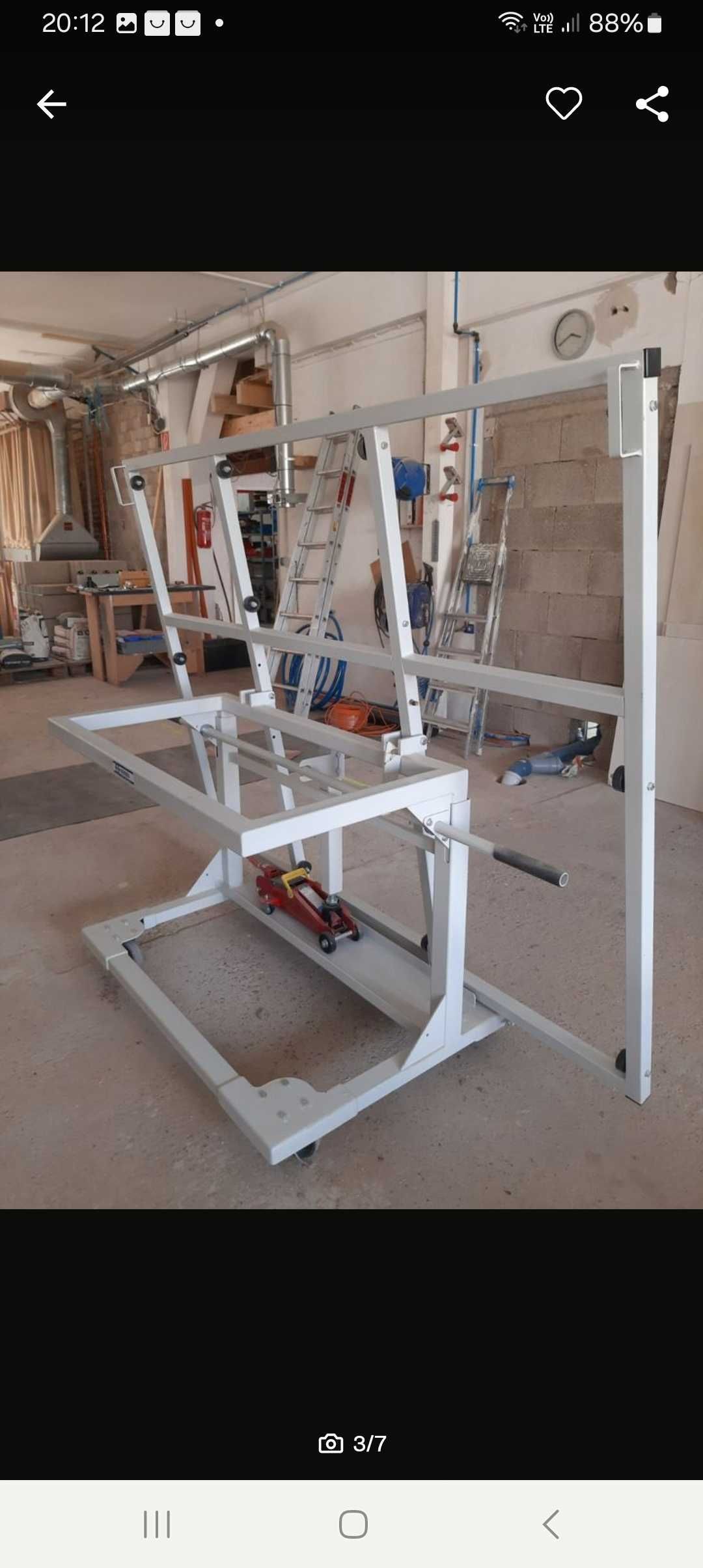 Wózek do płyt meblowych
