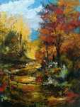 Pintura: "Paisagem de outono"