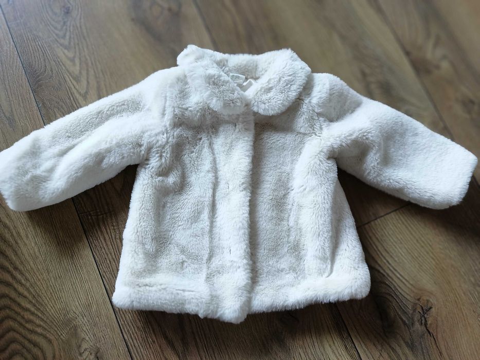 płaszcz niemowlęcy dziewczęcy r.80 H&M