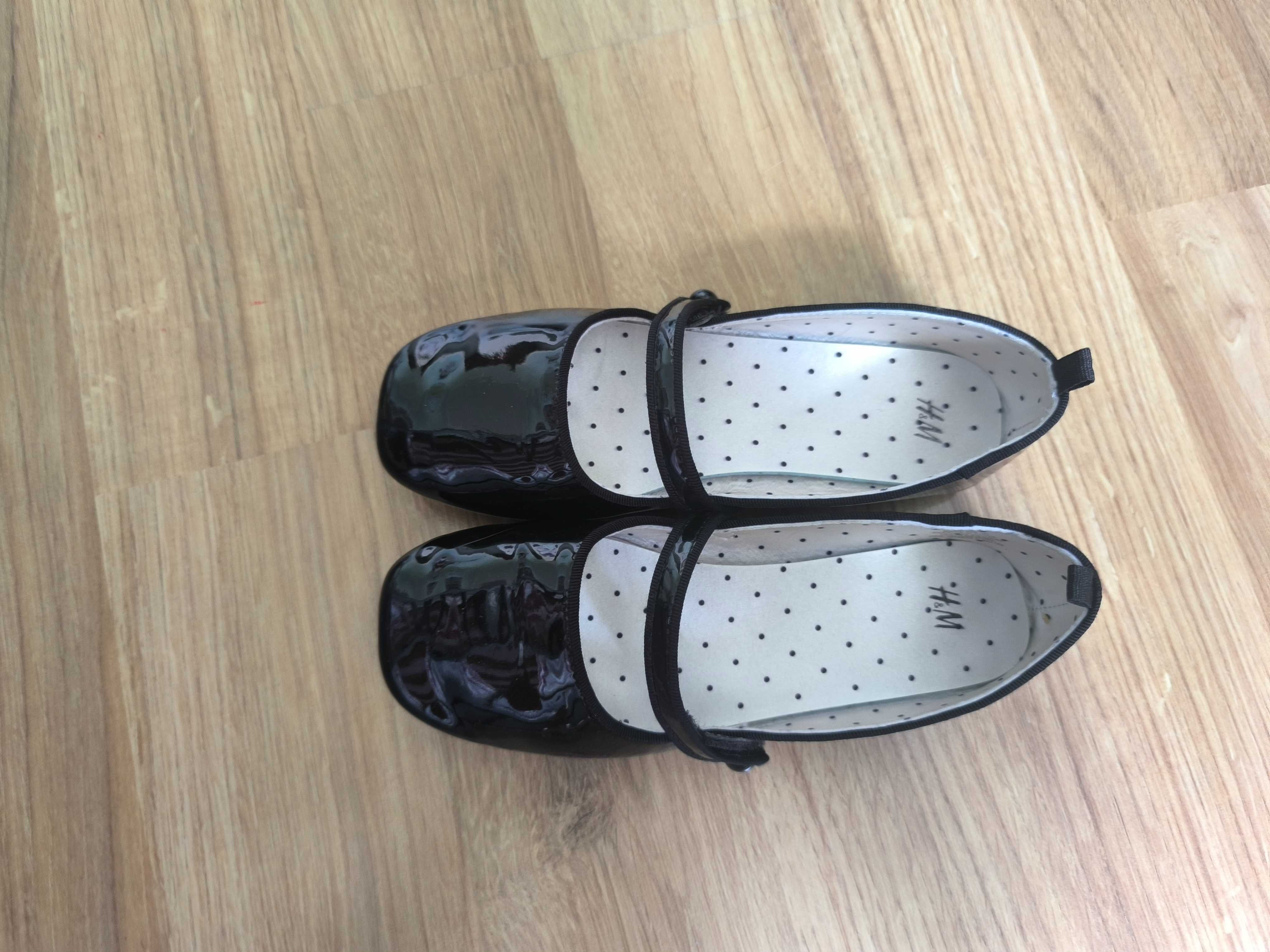 Eleganckie baleriny dla dziewczynki H&M r. 32