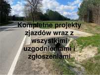 Projekt organizacji ruchu, zjazdu, drogi krajowe, wojewódzkie i inneOC