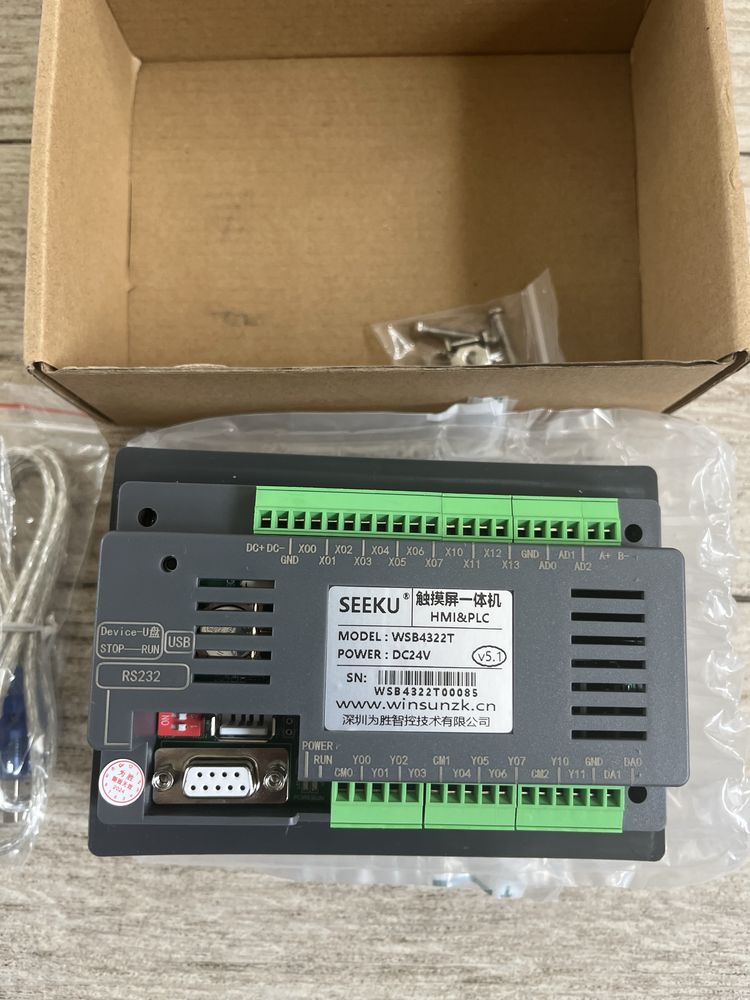 WSB4322T ПЛК контролер PLC + HMI панель оператора - FX3U