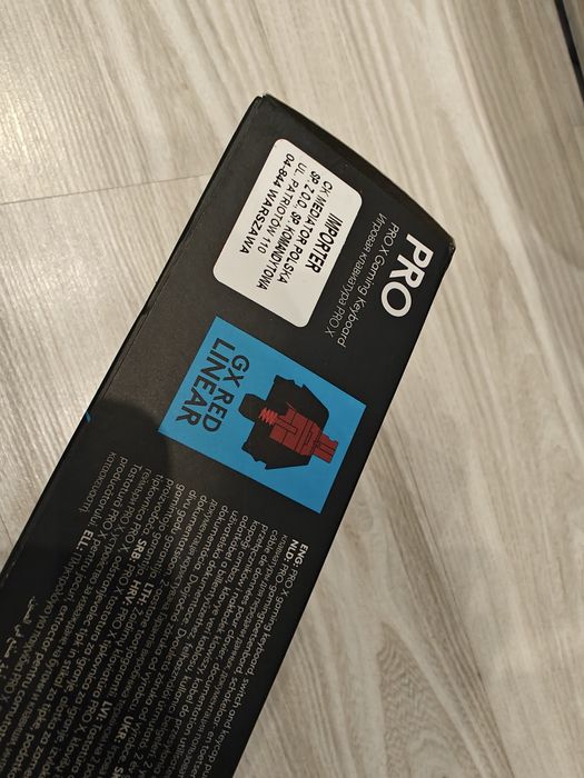Klawiatura Logitech G Pro X Shroud Edition – GX Red Linear NOWA!