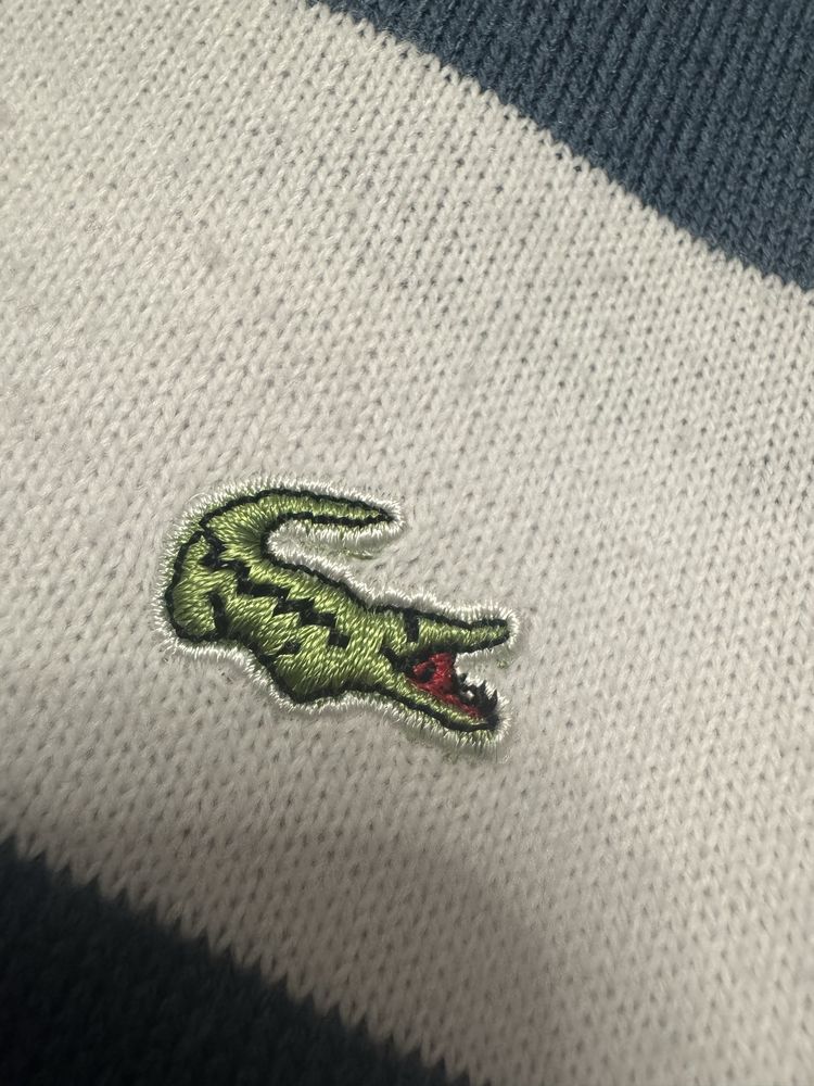 Sweterek męski Lacoste w paski