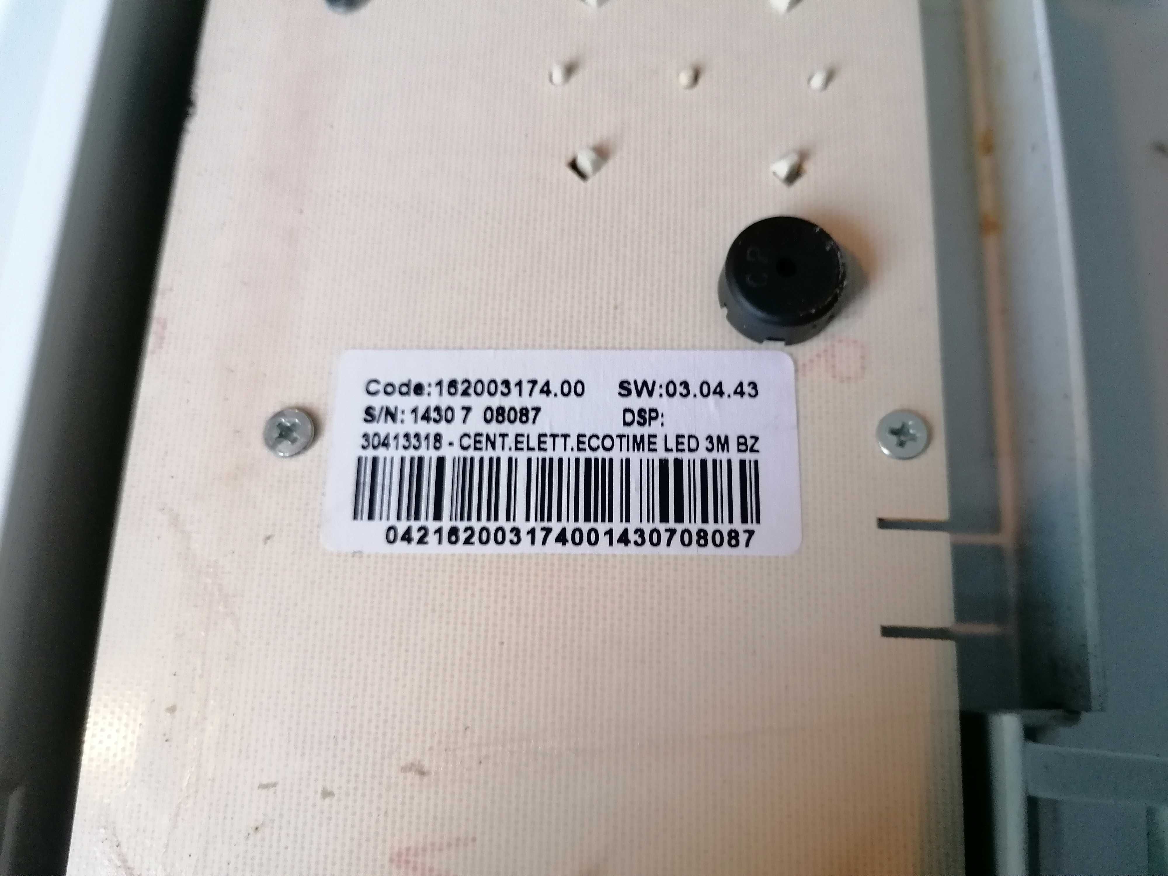 Placa com frontal para máquina de lavar roupa Indesit