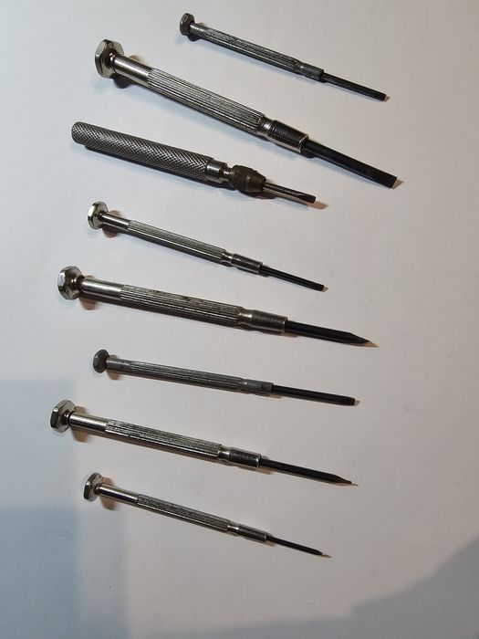 Zestaw wkrętaków zegarmistrzowskich całość za 10 zł