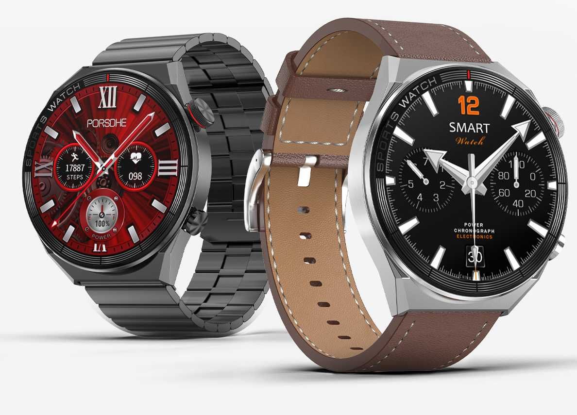 ZEGAREK SMARTWATCH MĘSKI SHD puls EKG rozmowy menu PL do Android iOS