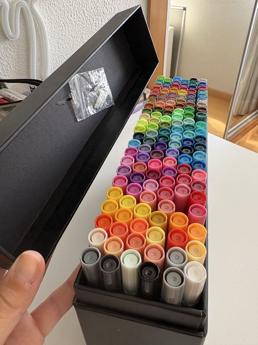 Nicety 136 cores - canetas acrilicas