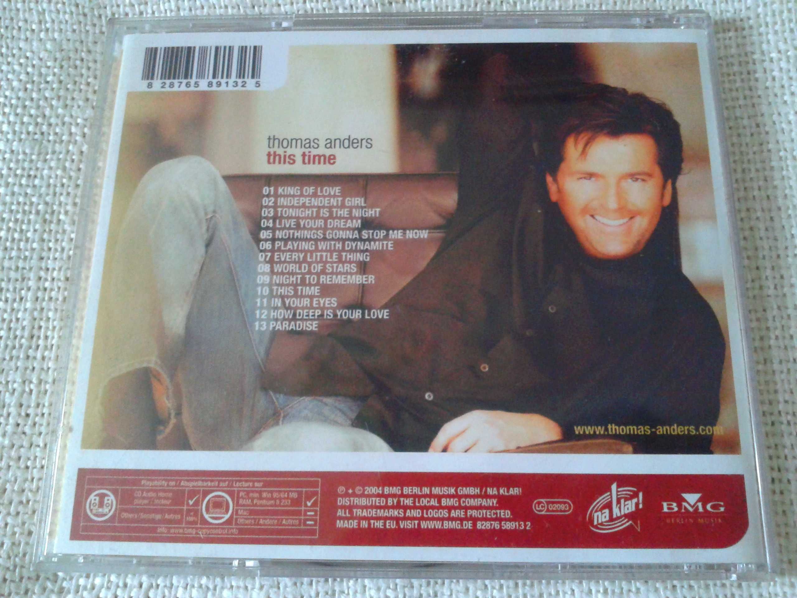Thomas Anders – This Time  CD