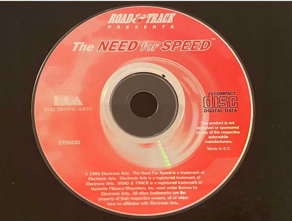 Road & Track THE NEED FOR SPEED 1 BOX PC unikat!!
