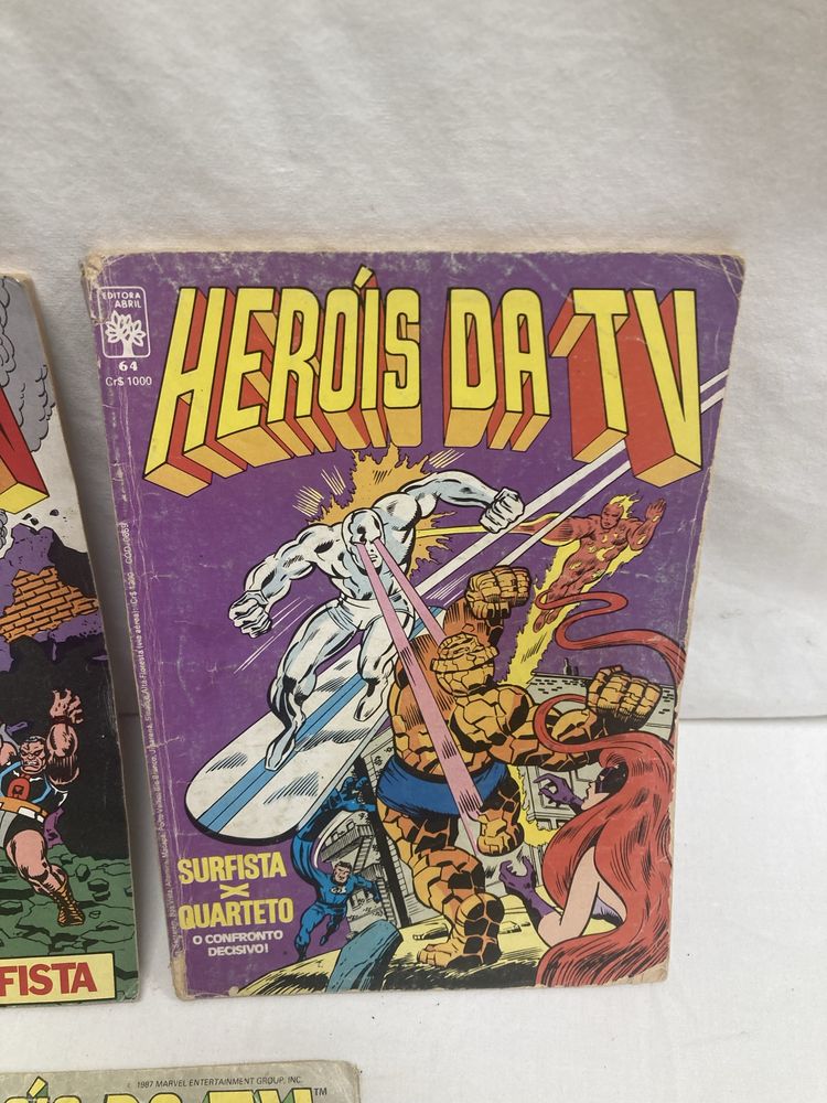5 Livros Heróis da TV, Banda Desenhada