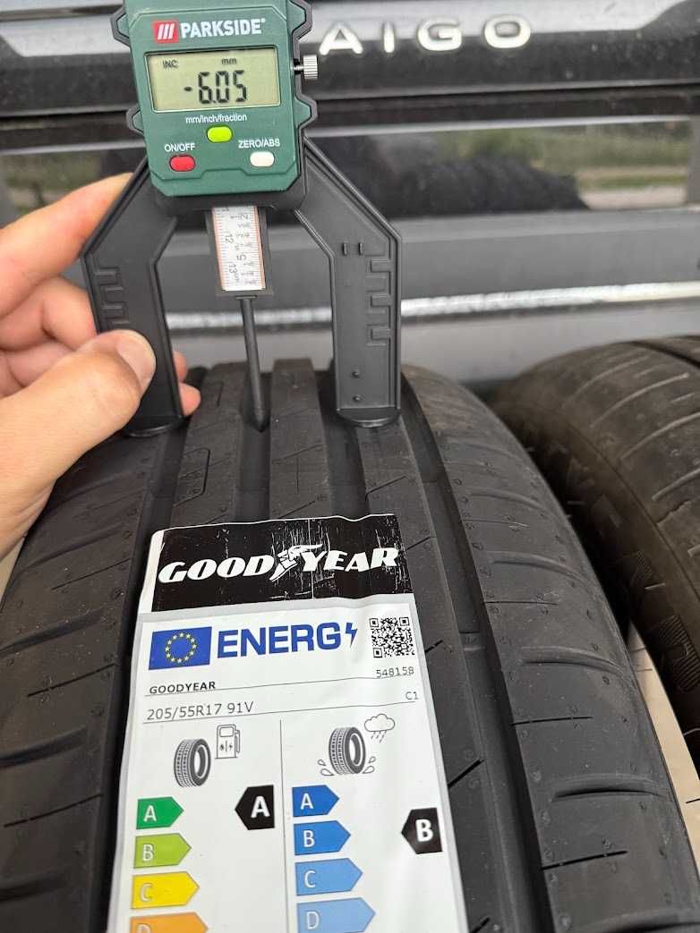Goodyear EfficientGrip Performance 205/55 R17 2024 zdjęte nowego auta