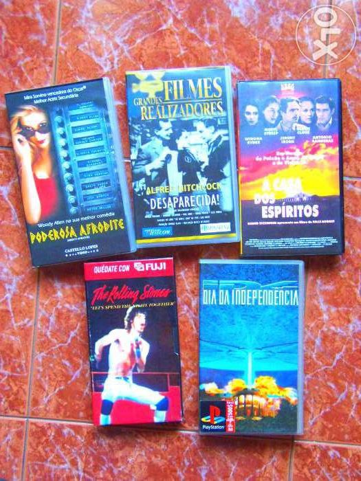 Cassetes VHS Originais de qualidade