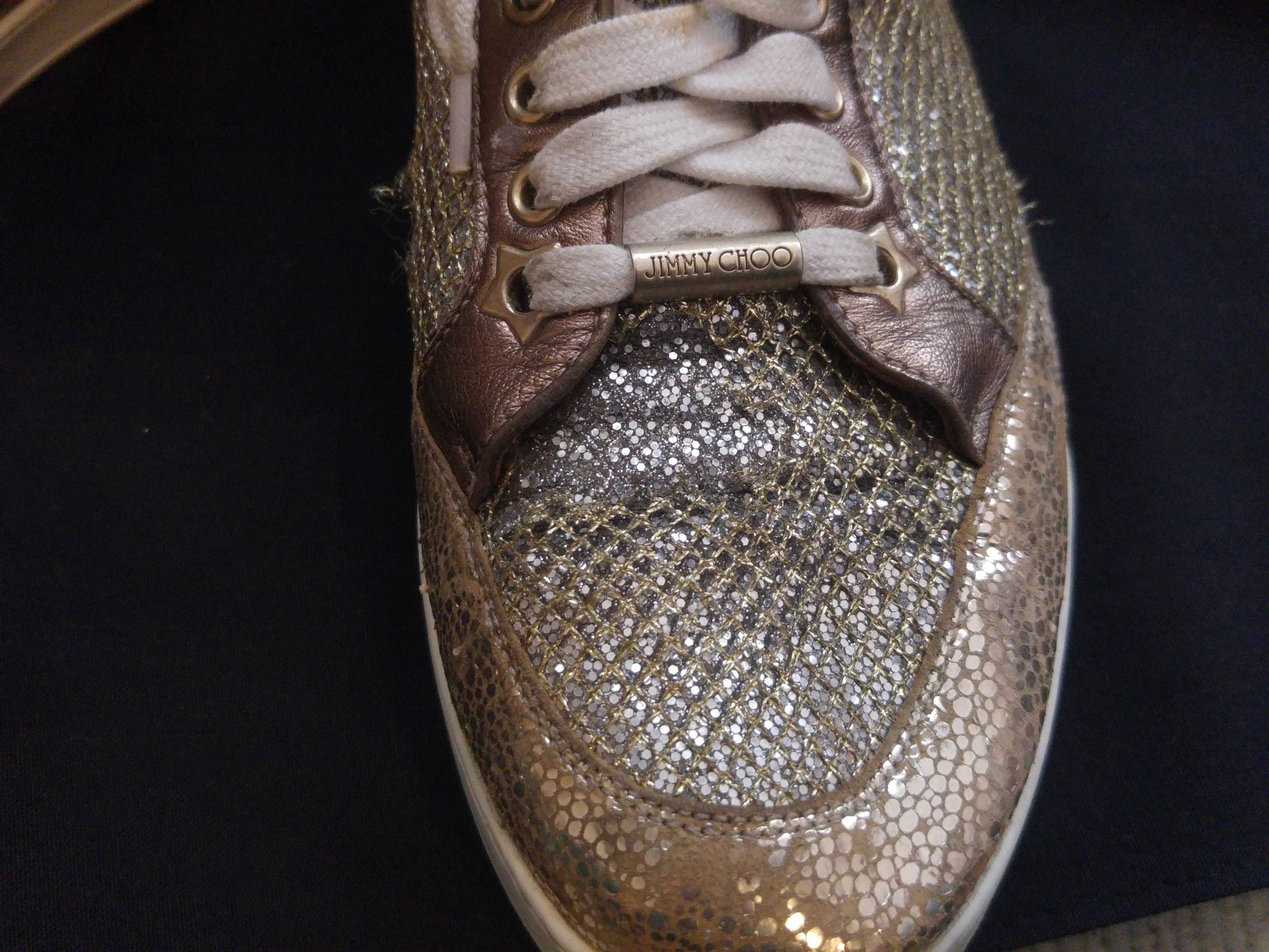 Buty sportowe skórzane damskie Jimmy Choo - OKAZJA