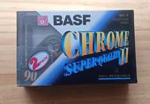 BASF -  nowe kasety Magnetofonowe, chromowane (cena za komplet -2 szt.