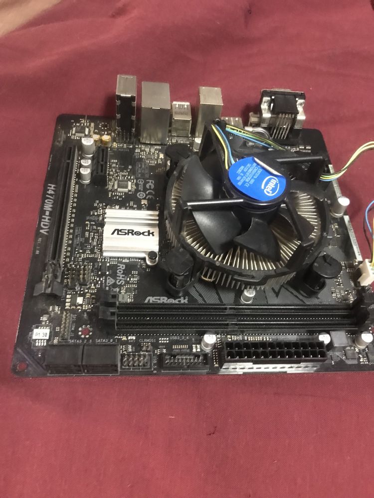 H470M-HDV ASRock + intel core i3-10100F