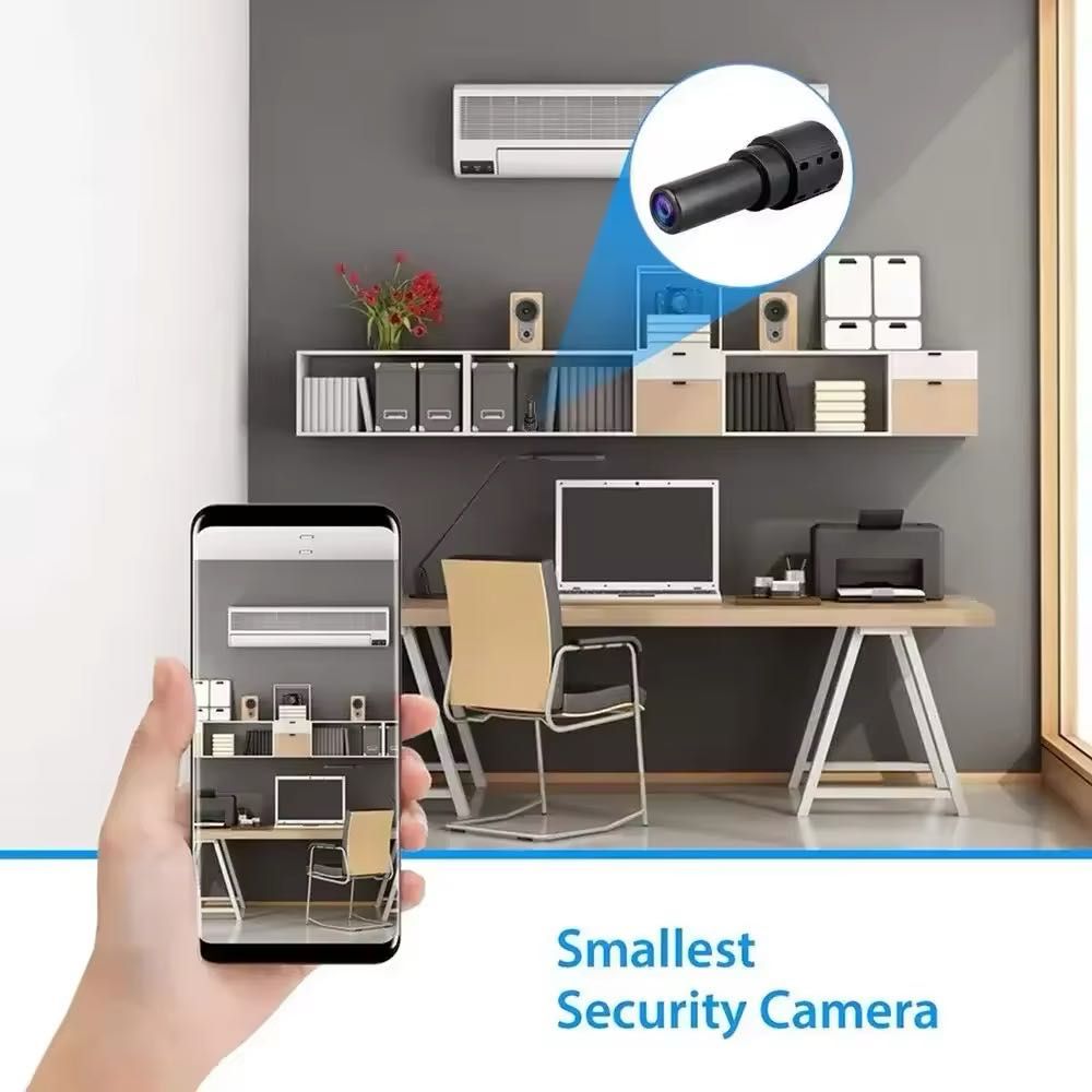 ‼️Беспроводная мини Wi-Fi камера 1080P | Контроль с телефона 24/7