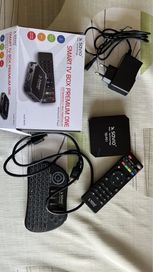 TV Smart box Savio TV-P01 + klawiatura