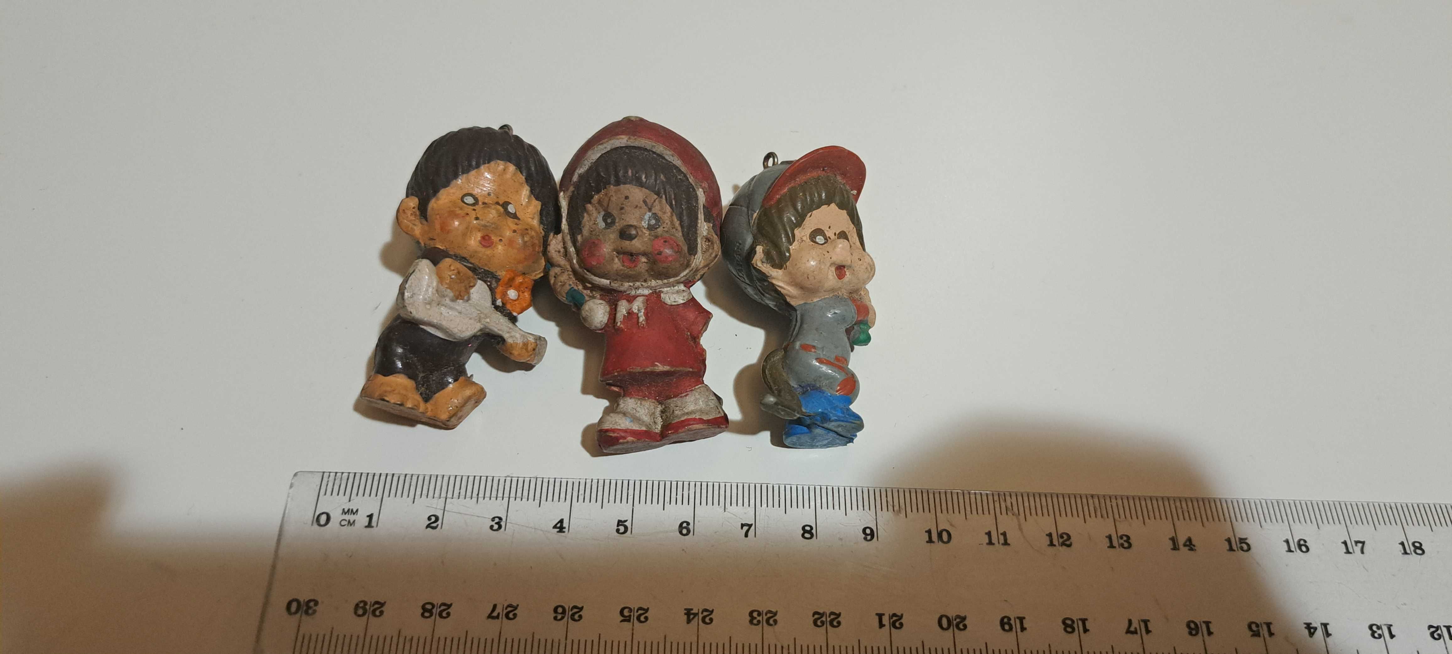 monchhichi 3 figurki Bootleg PRL