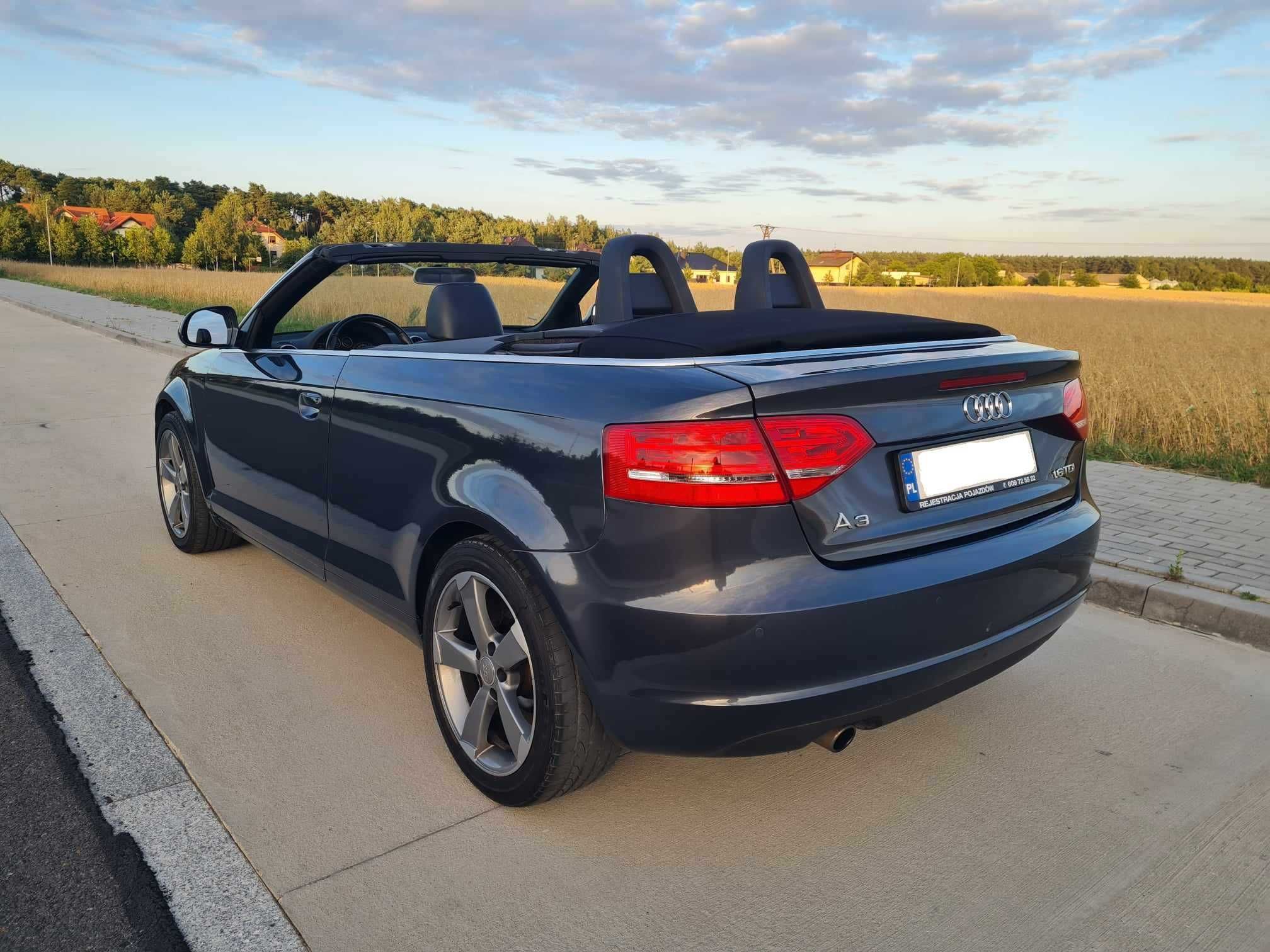 Audi A3 Cabrio 1.6tdi Alcantara duże radio alu 17