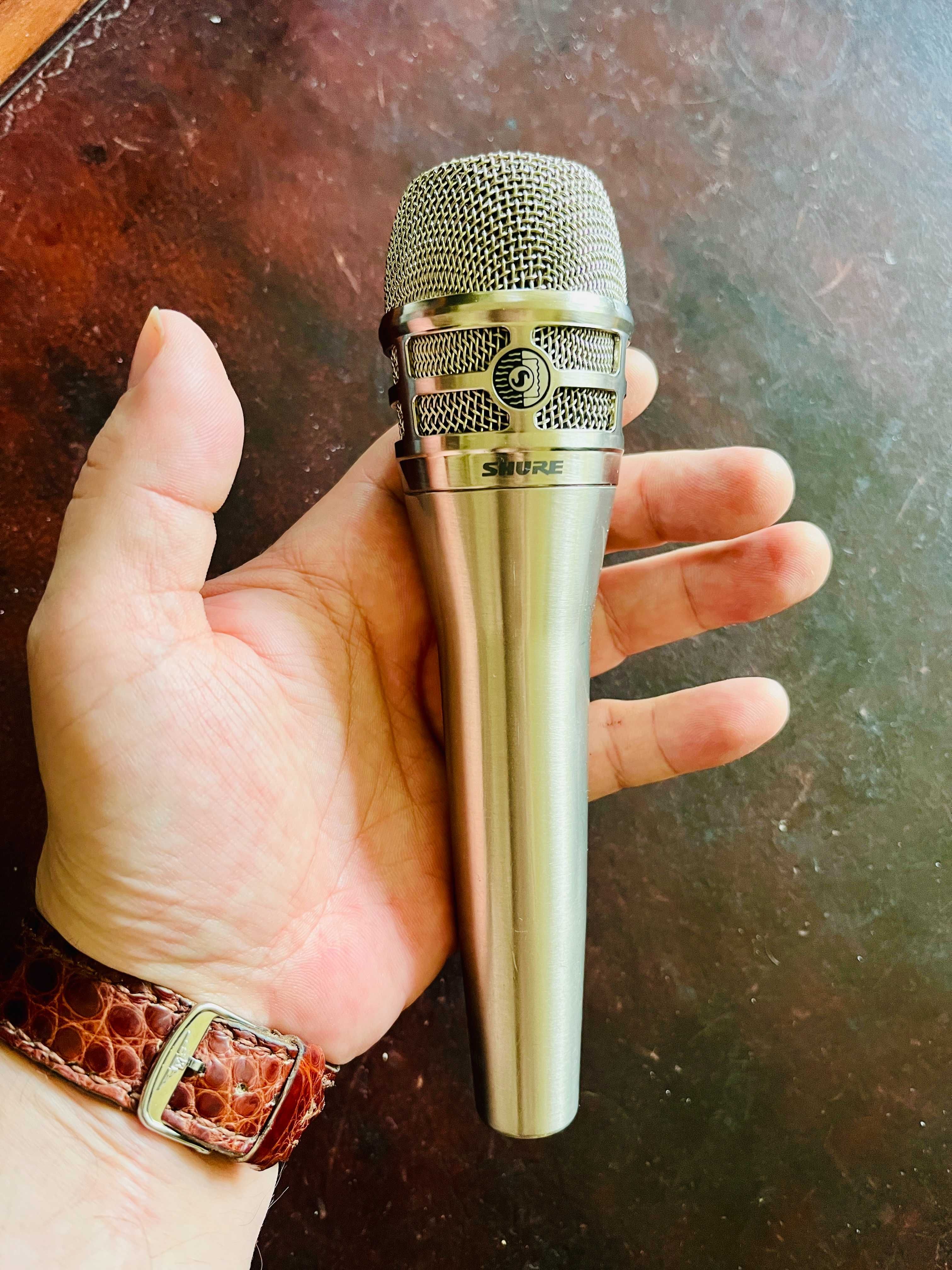 KSM 8 Shure mikrofon dynamiczny, przeszłość estradowa. Komplet.