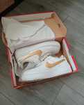 Nike air force Shadow bialo złote gold 26 cm 40,5 nowe