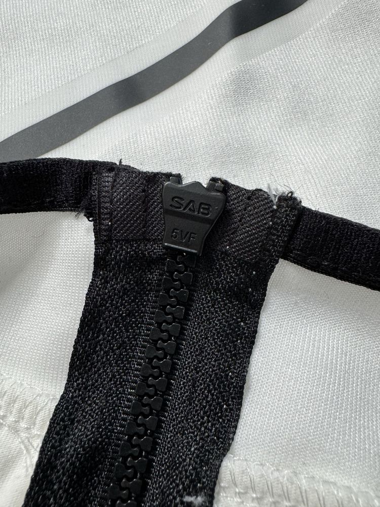 Зіп худі Nike Tech Fleece white | кофта найк теч фліс  біла