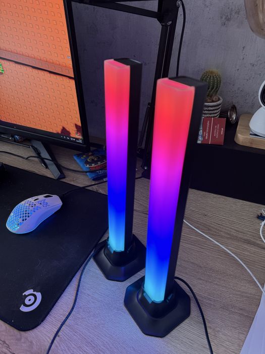 Oświetlenie lampki rgb gaming na biurko z mozliwoscia regulacji na USB