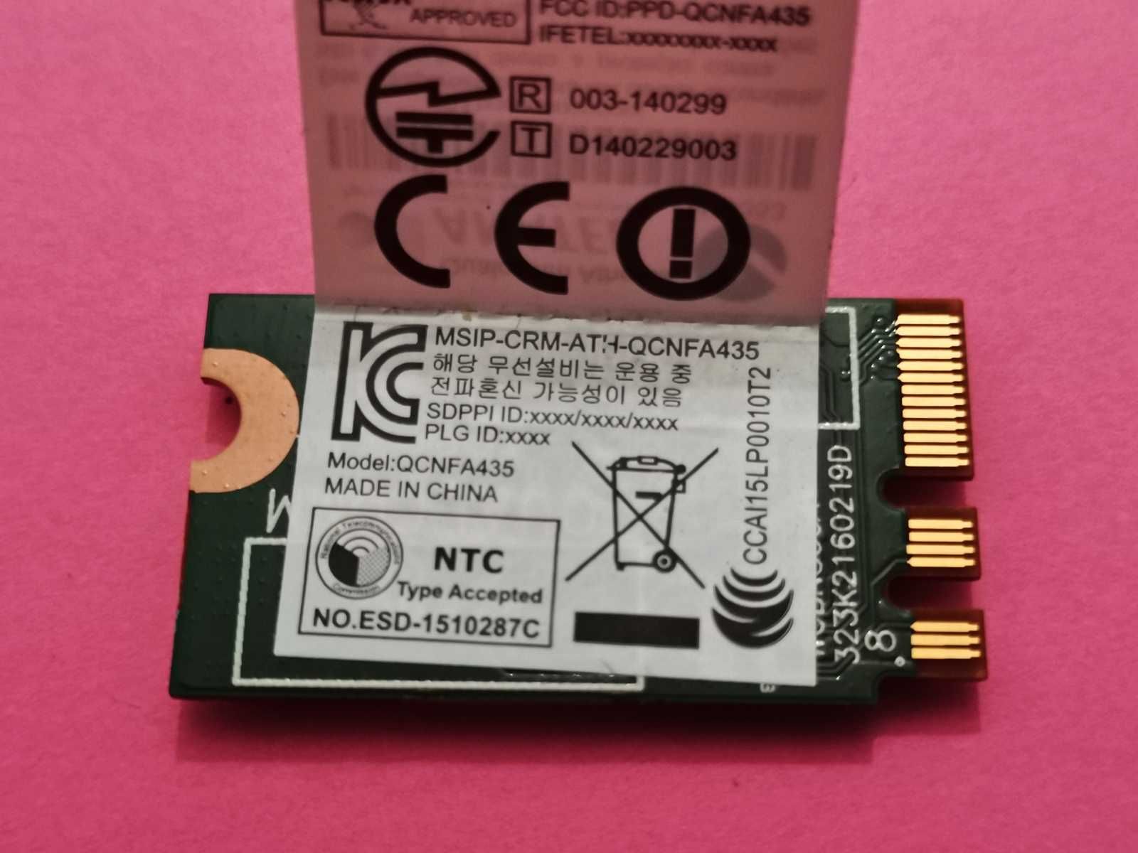 Atheros QcNFa435 - Karta Sieciowa WiFi