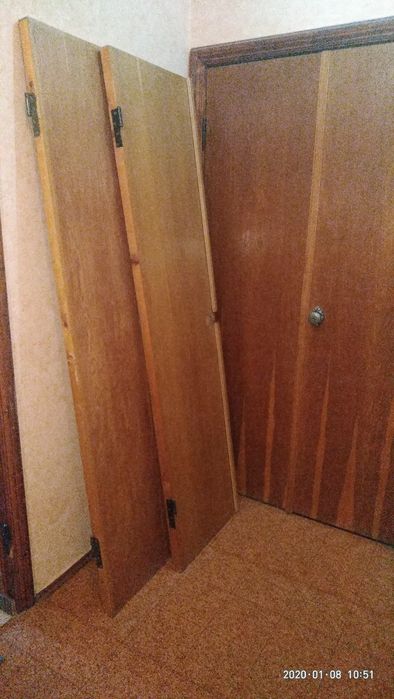 Двери деревянные Шпон- Дуб 208х108 см