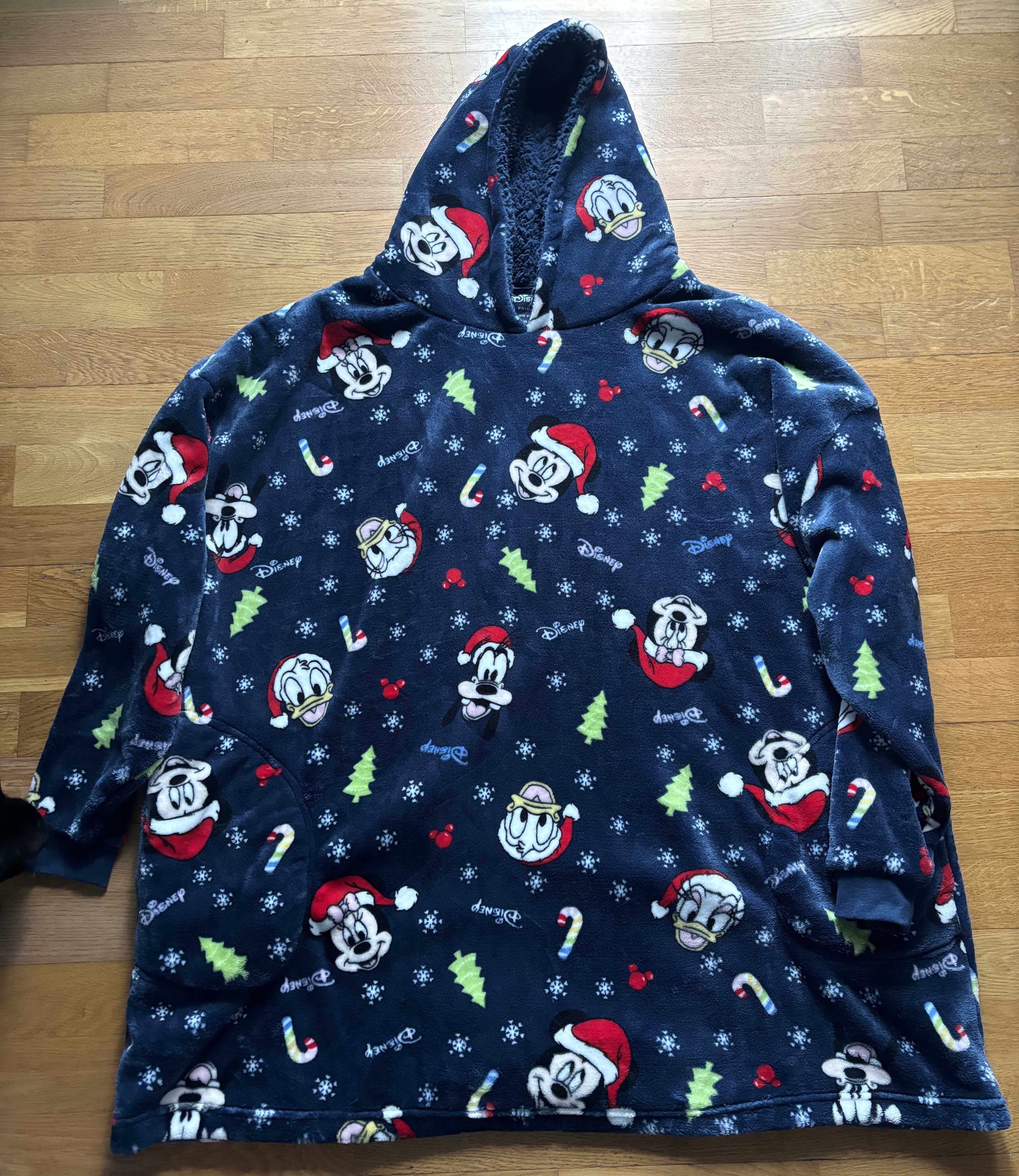 Bluza koc z kapturem ciepła Disney Primark