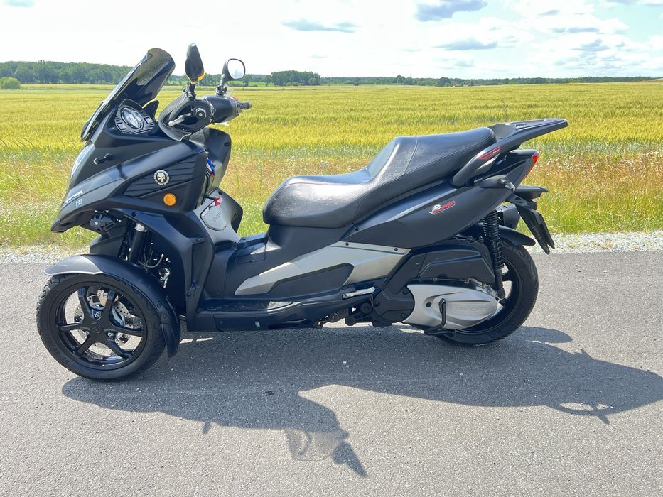 Duzy skuter quadro 350, piaggio mp3, kat B
