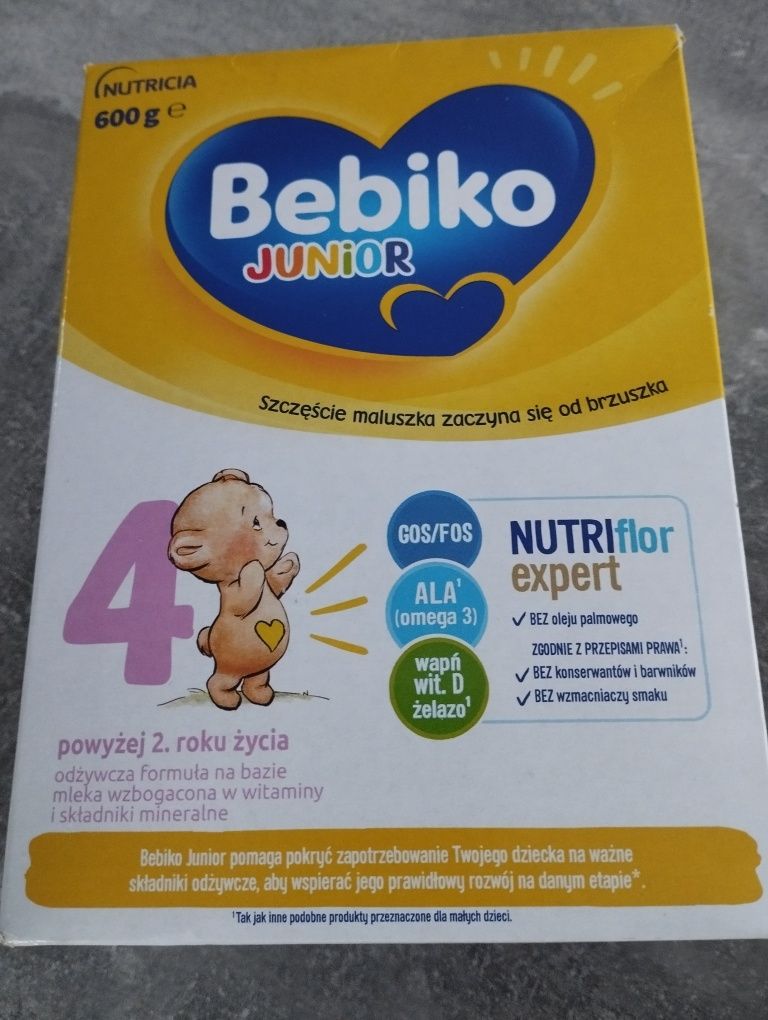 Nowe Bebiko 4 mleko modyfikowane po 2 roku życia, 600g, data 11/2024.