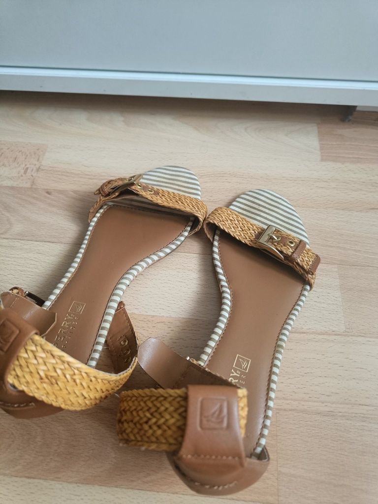 Sandały koturn sperry top sider 41