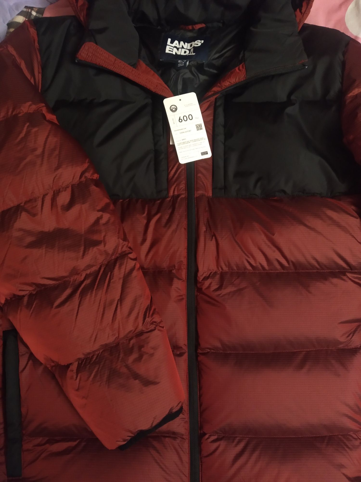 Пуховик чоловічий Uniqlo=LandsEND XL-заміри в описі