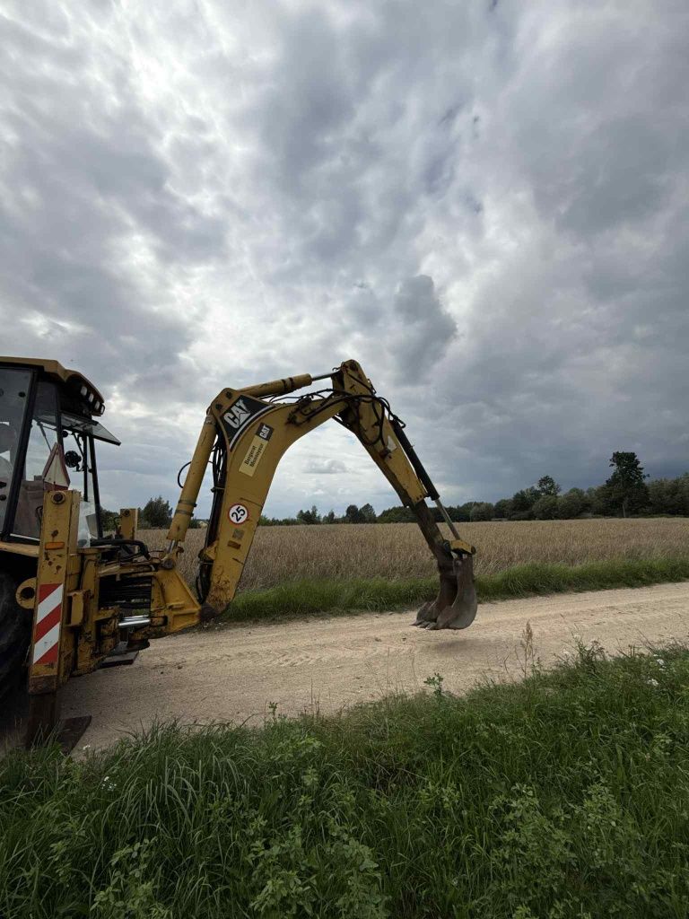 Koparko ładowarka cat 428c
