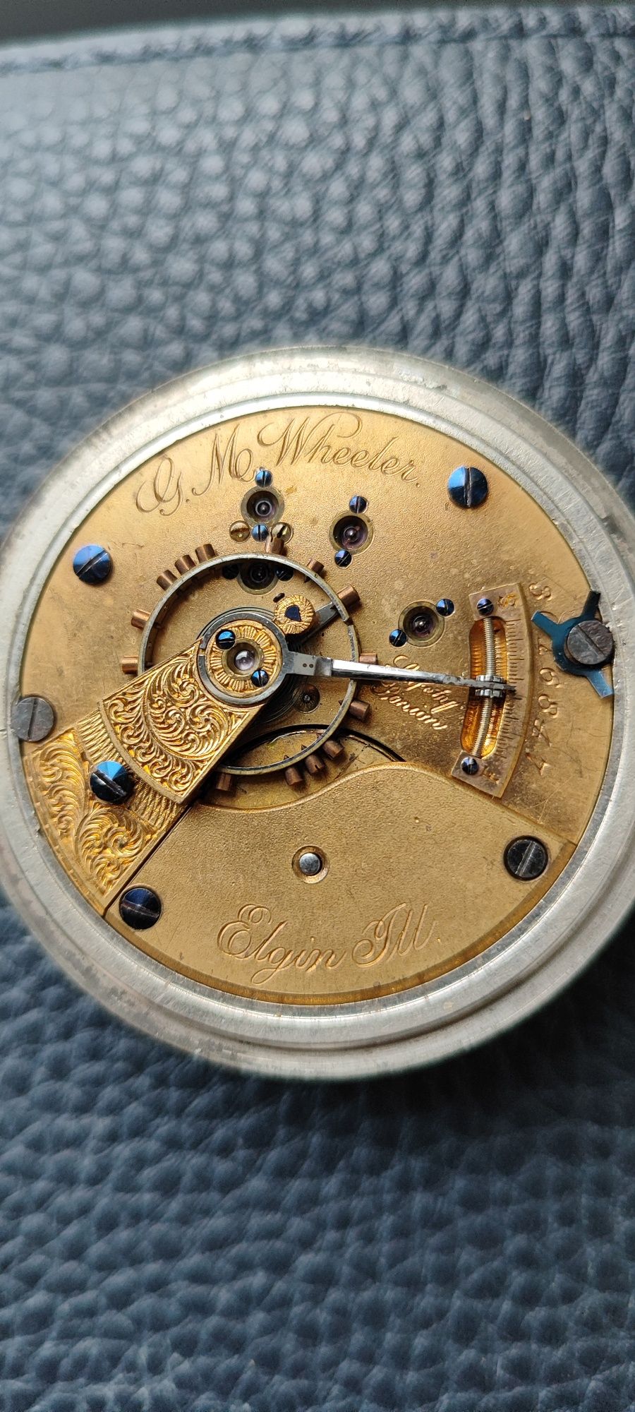 1890 Elgin National Watch Co. / G.M. Relógio de bolso Wheeler grade 73