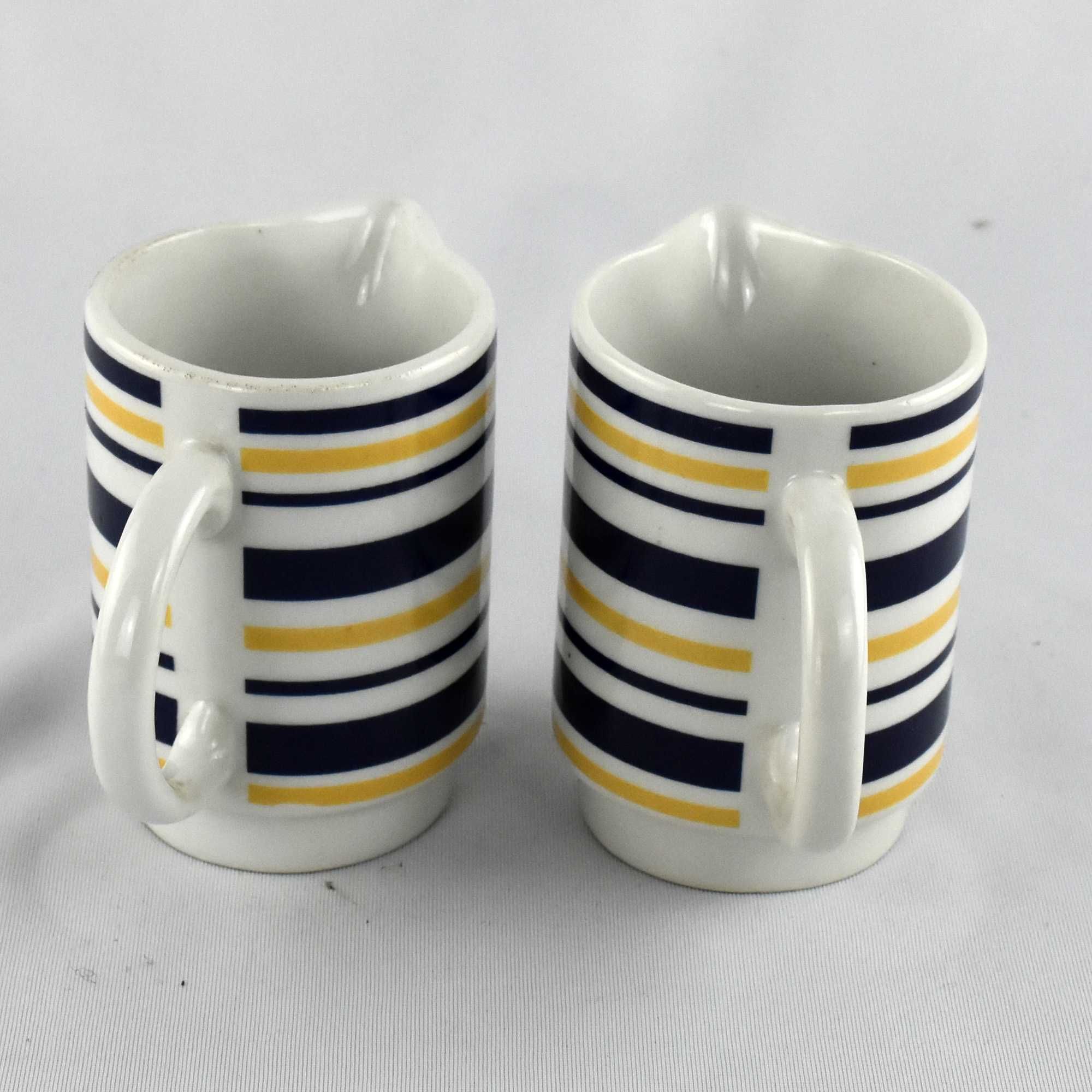 Conjunto de Bule e 2 leiteiras em porcelana Artibus Art Déco