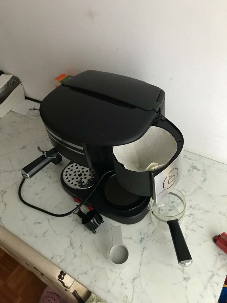 Máquina para 2 tipos de  café