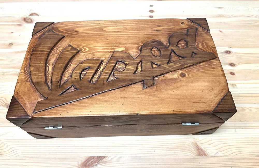 Caixa em madeira, noa artesanato, VESPA