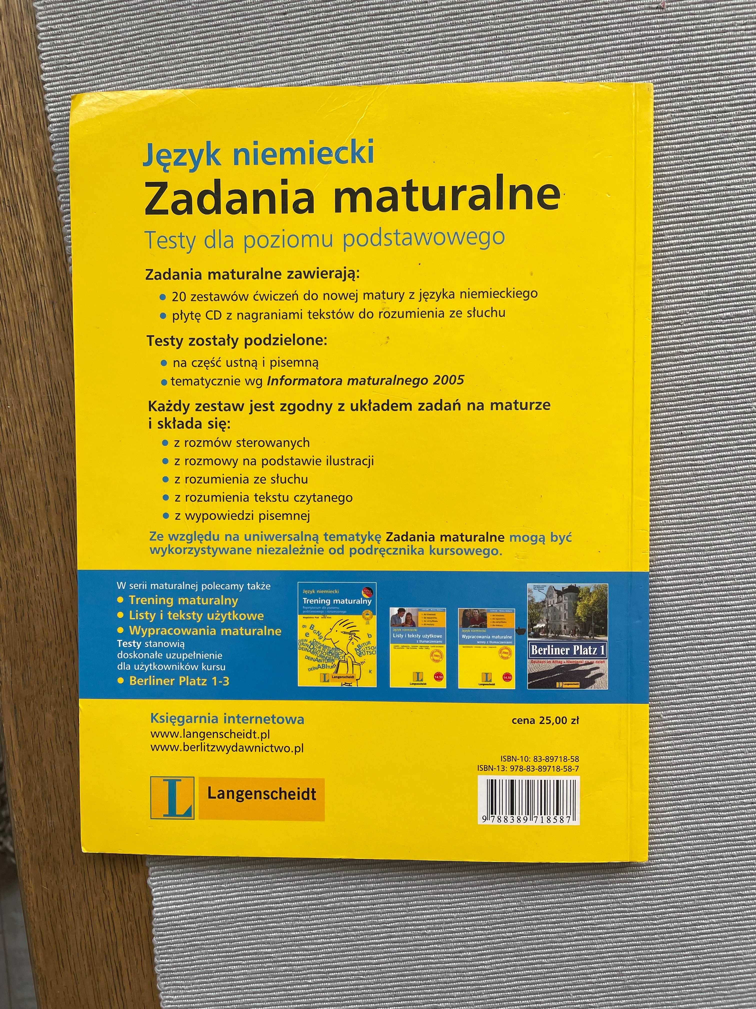 Zadania maturalne j. niemiecki poziom podstawowy