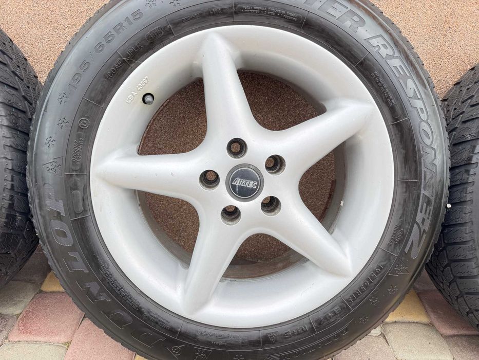 Тітанові діски Artec 5*100 R15 VW Golf 4-Skoda rapid-faBia-Audi 3
