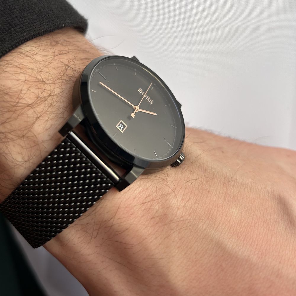 Zegarek Hugo Boss nowy czarny męski oryginaln