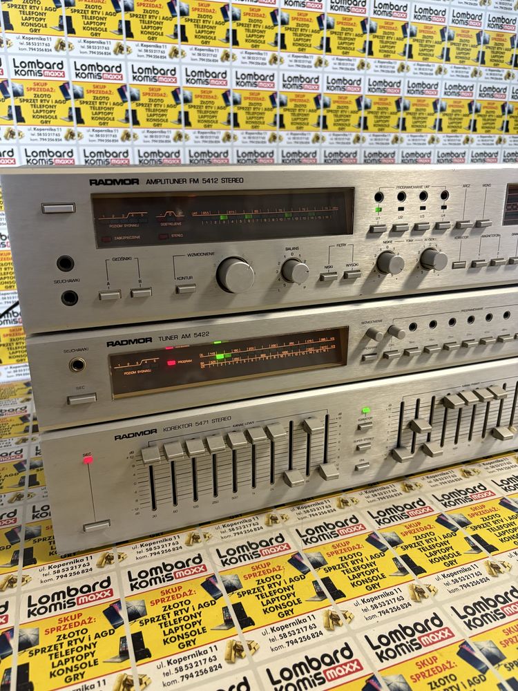 Radmor 5412+korektor5471+tuner 5422