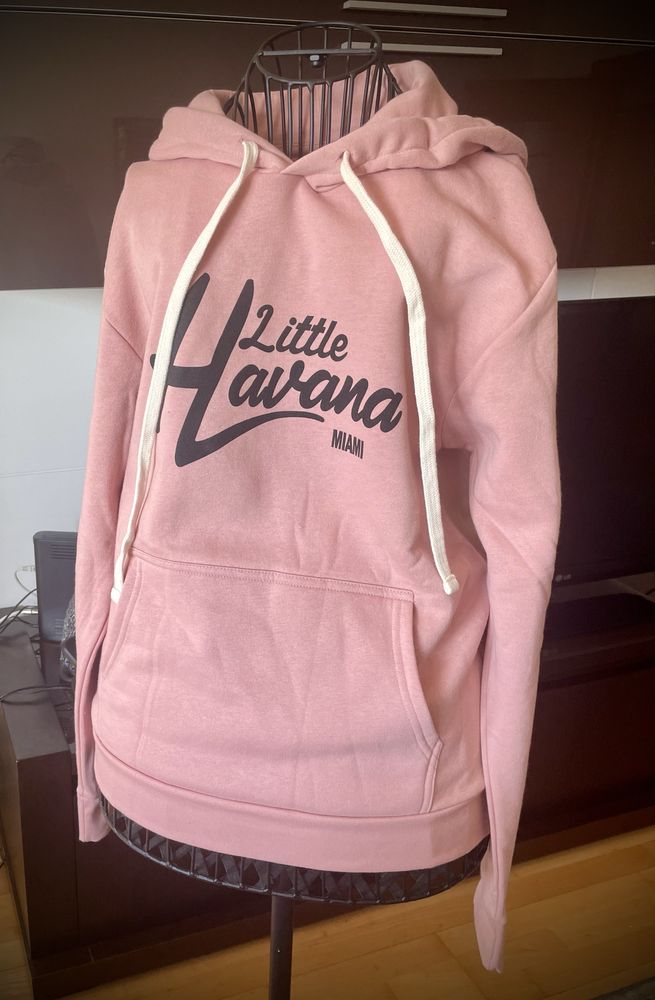 Hoodie rosa "Little Havana" Next Level