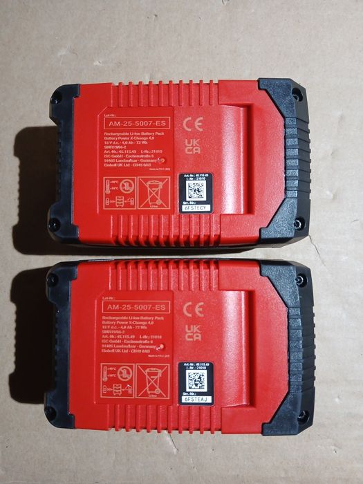 Akumulatory Einhell 18V 4.0ah 25rok