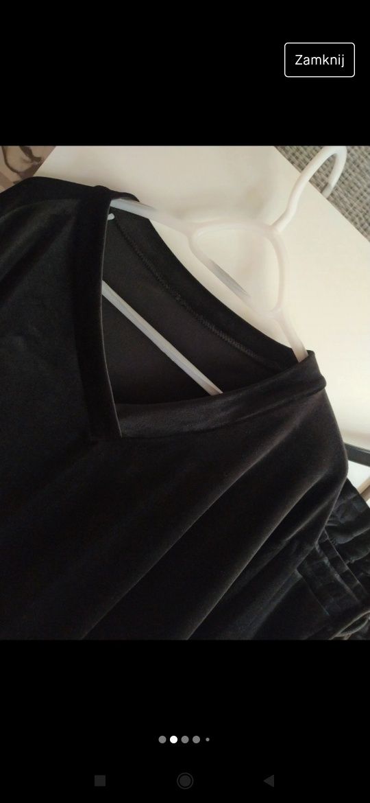 Dresy welur PLUS SIZE komplet