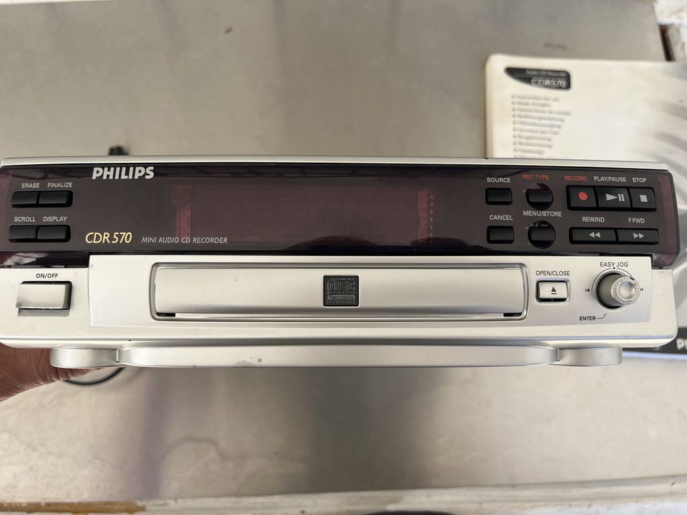 Gravador de cd philips