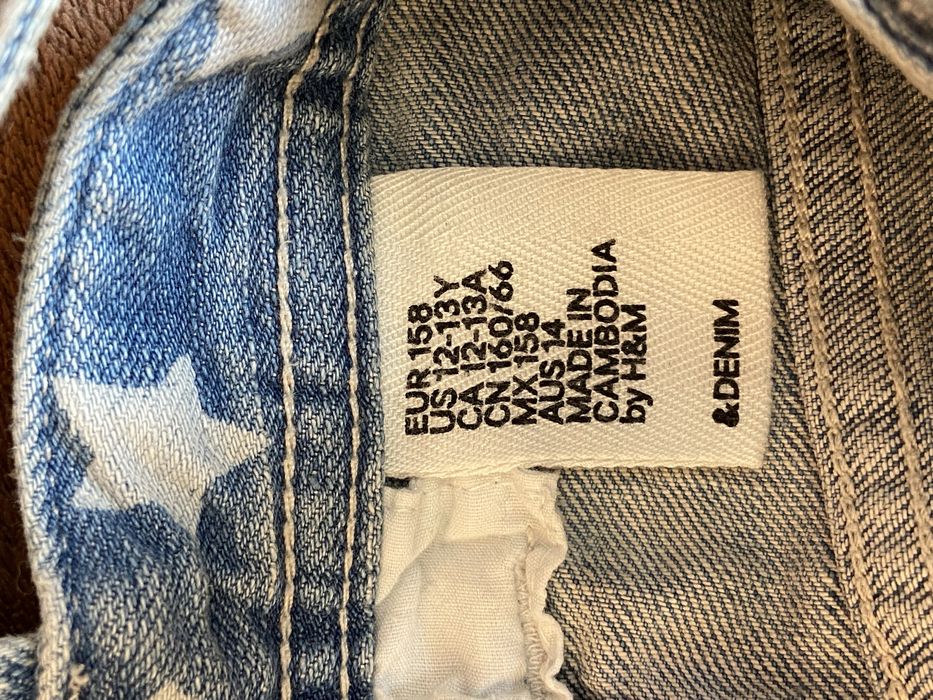 Ogrodnuczki jeansowe H&M